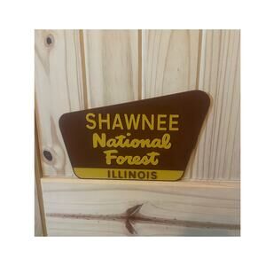Shawnee National Forest Illinois Sign 3D Print Hike Trail Camp Outdoors